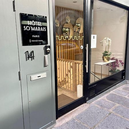 Hotel So Marais Paris Exterior photo